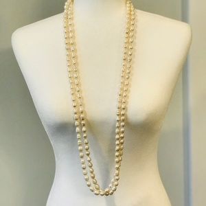 Beautiful weighty faux pearls